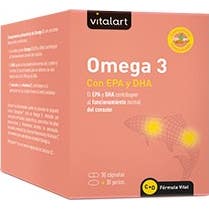 Vitalart Omega 3 con Epa y Dha 30caps + 30 Perlas