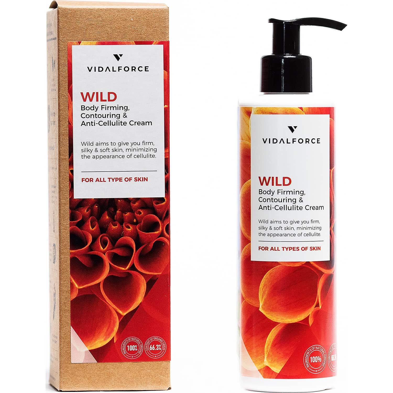 Vidalforce Wild Crema Reafirmante Corporal Tonificante 250ml