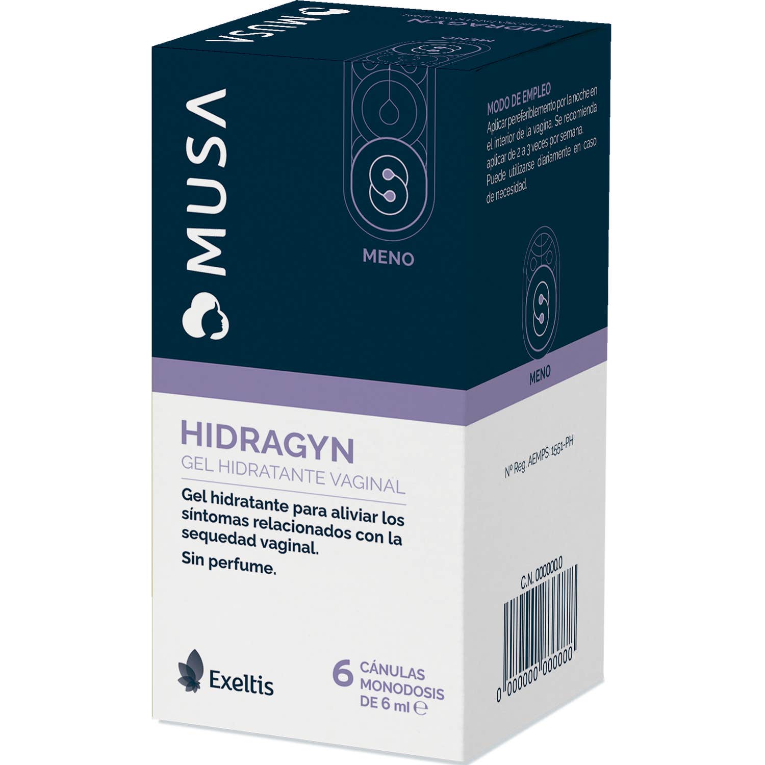 Musa Hidragyn 6 Cánulas X 6Ml