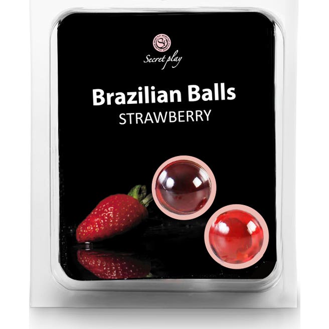 Secret Play Brazilian Balls Aroma Fresa 8gr