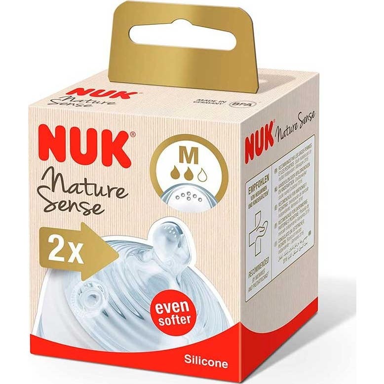 Nuk Tetine Nature Sense Silic Tm 2 uds
