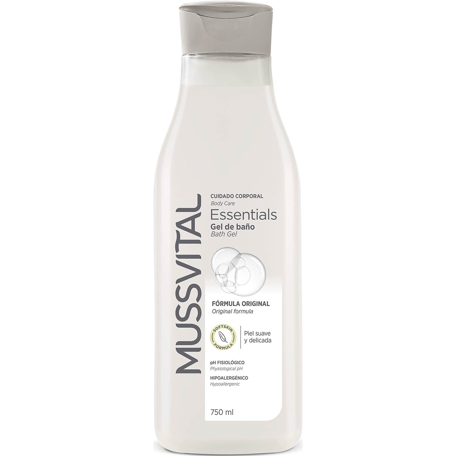 Mussvital Essentials Gel De Baño Fórmula Original 750ml