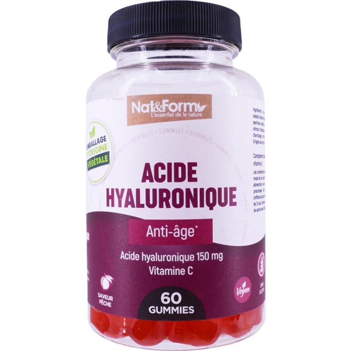 Nat&Form Ácido Hialurónico Antiedad Gummies 60 uds