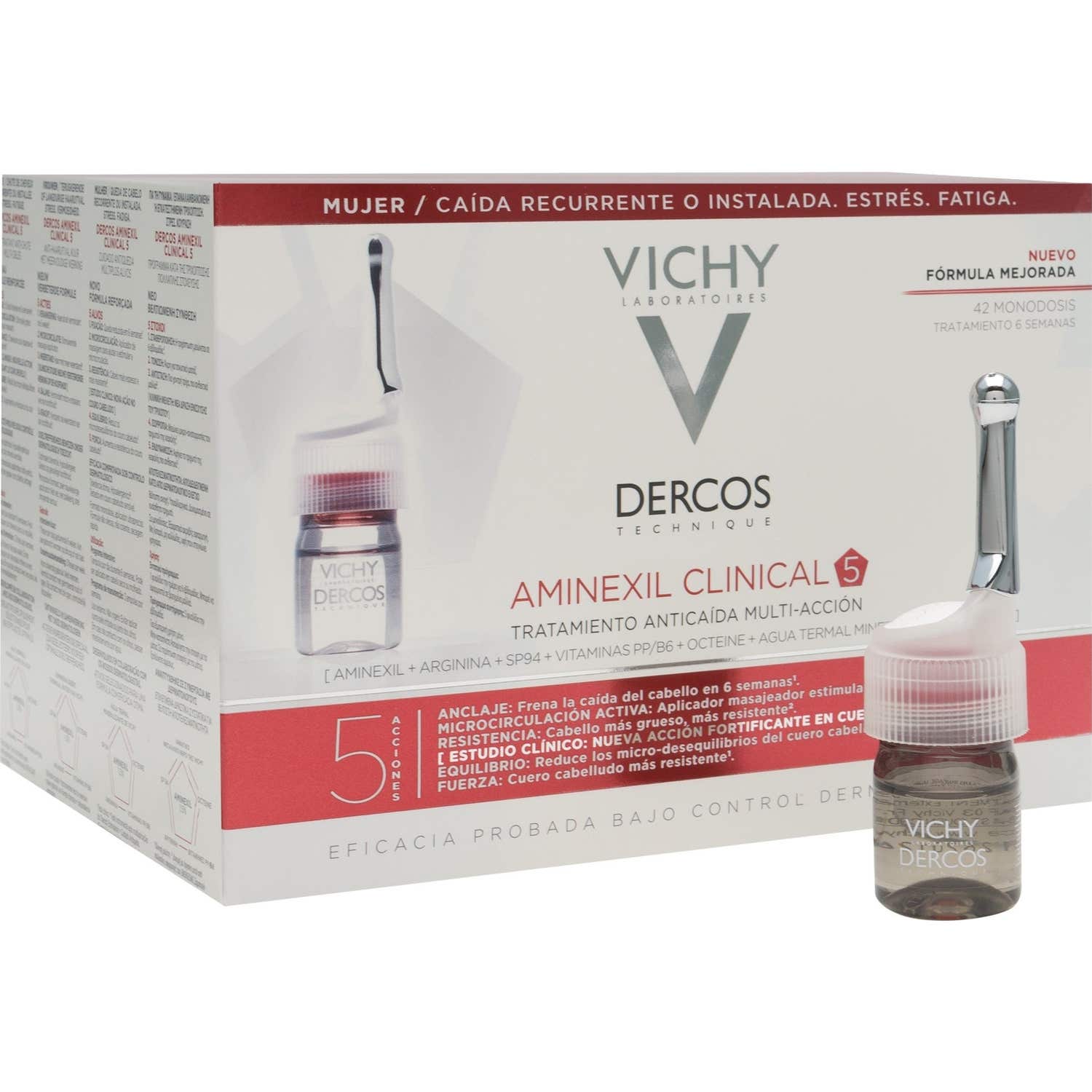 Vichy Dercos Technique Aminexil Clinical 5 Women 42x6ml