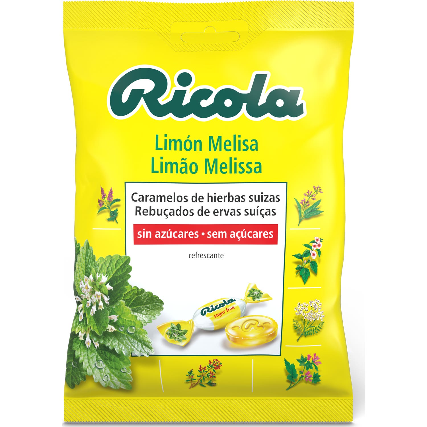 Ricola limón caramelos sin azúcar 70g