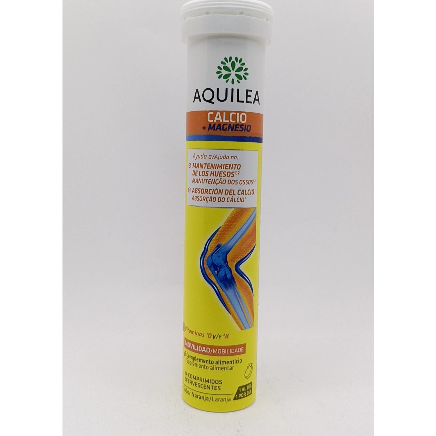 Aquilea Calcio + Magnesio Sabor Naranja 14comp Aquilea Calcio + Magnesio Sabor Naranja 14comp