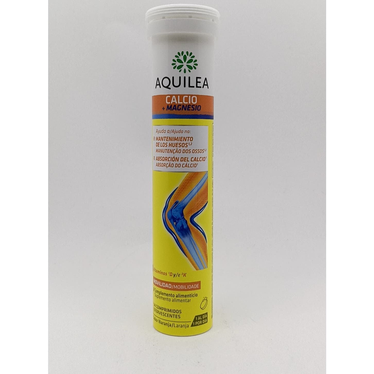 Aquilea Calcio + Magnesio Sabor Naranja 14comp Aquilea Calcio + Magnesio Sabor Naranja 14comp