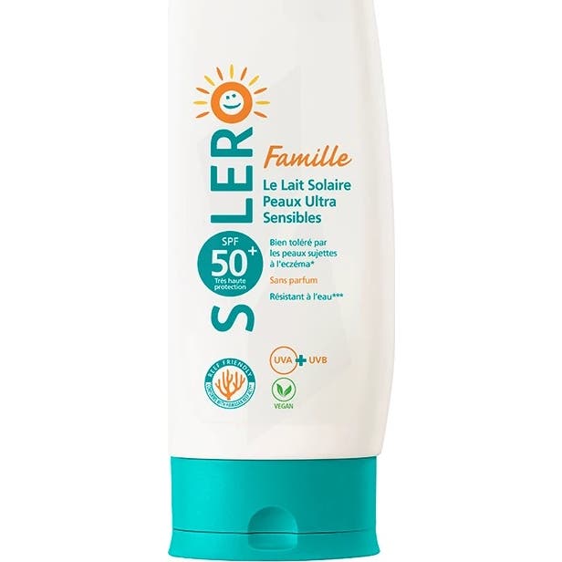 Solero Famille Leche Solar Pieles Ultra Sensibles SPF50+ 200 ml