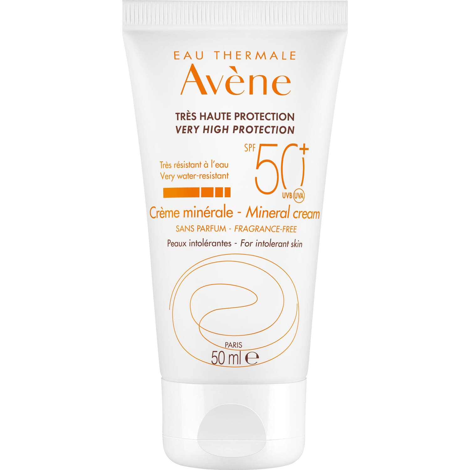 Avène Solar Crema Mineral SPF50+ 50ml