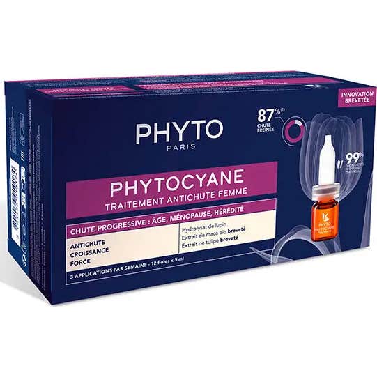 Phyto Phytocyane Tratamiento Anticaída Mujer Progres 12uds