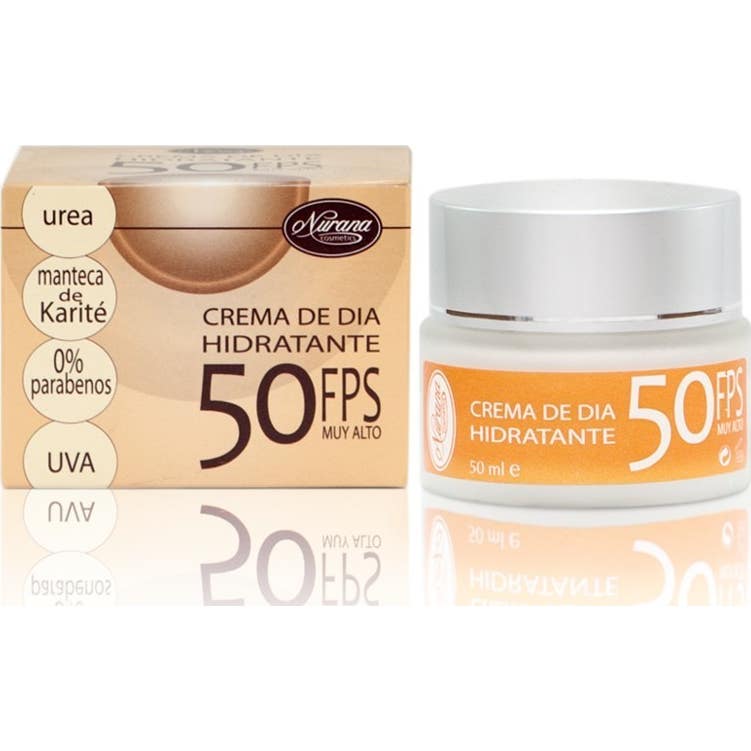 Nurana crema hidratante de día con SPF50+ 50ml