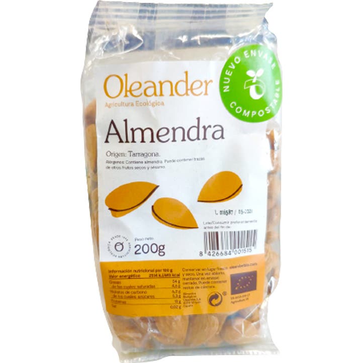 Oleander Almendra Cruda Piel 200 G