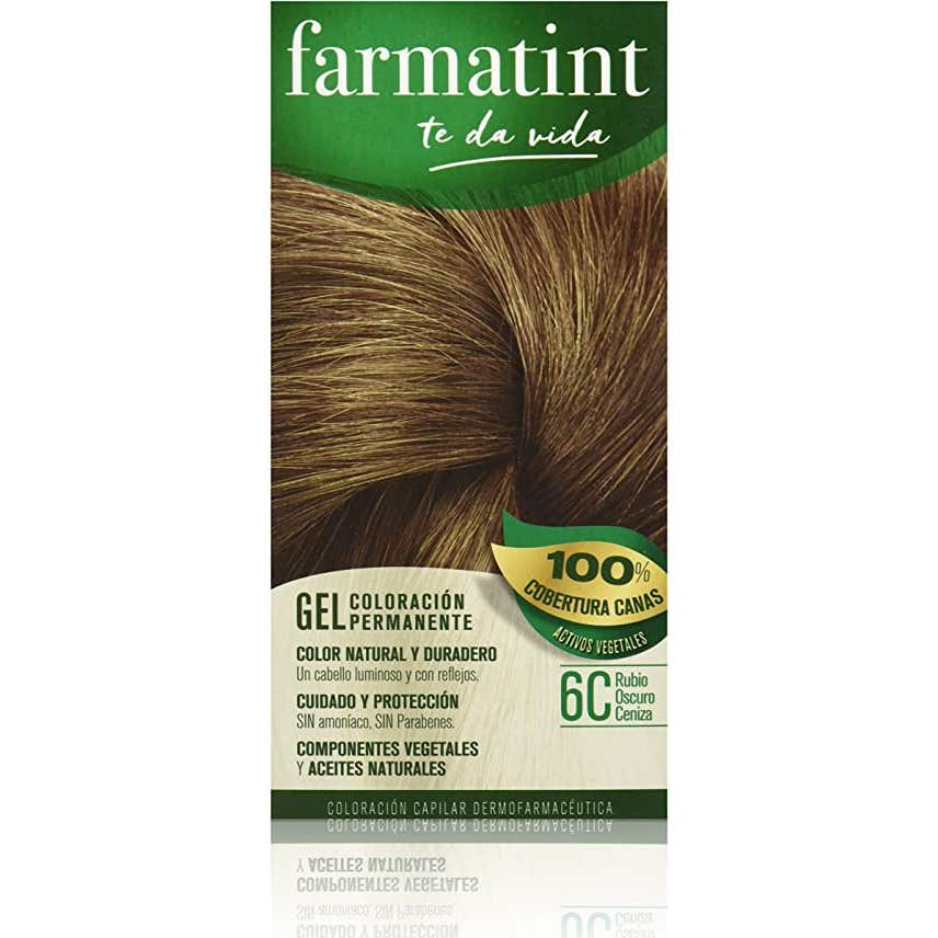 Farmatint Gel 6C Rubio Oscuro Ceniza 135ml