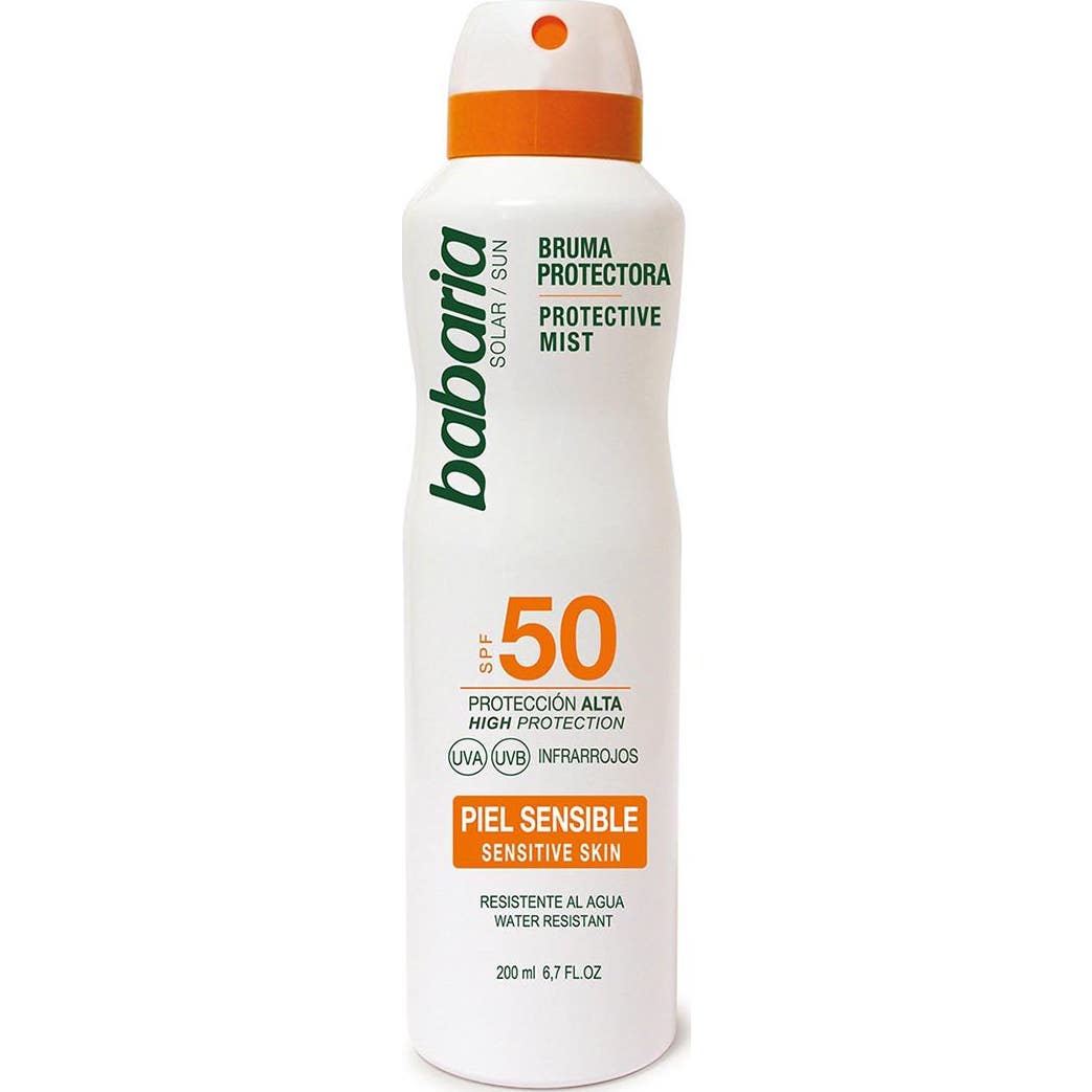 Babaria Waterproof Bruma SPF50 Piel Sensible Waterproof 200ml