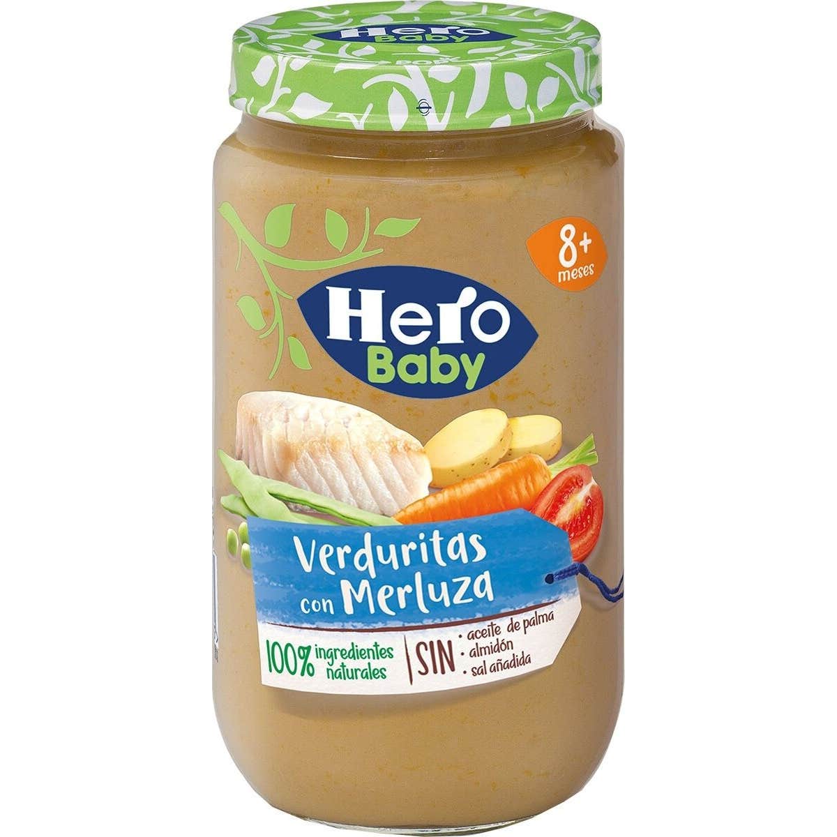 Hero Baby Tarito Verduritas con Merluza Bio 235 g