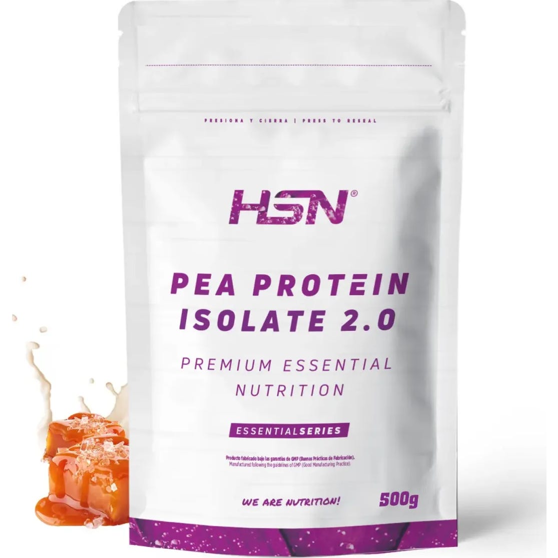 HSN Proteína de Guisante Aislada 2.0 Caramelo Salado 500g