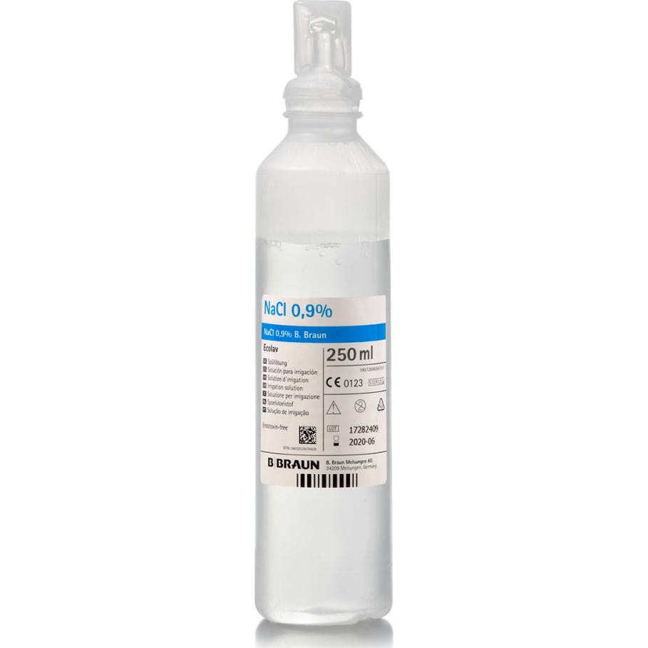 Braun NaCl 0,9% Solución Fisiológica 250ml