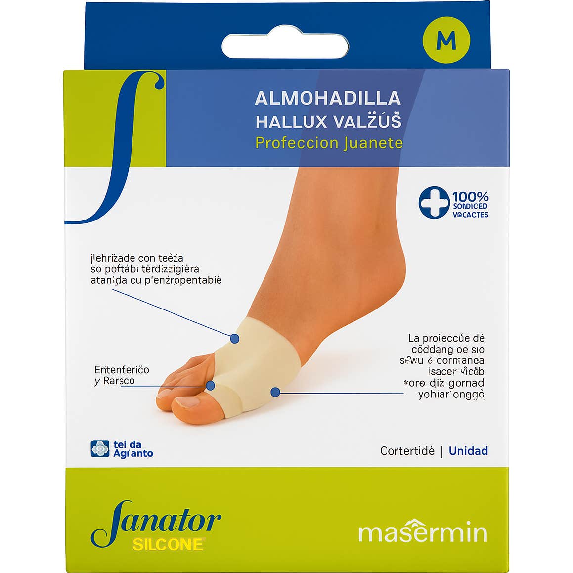Sanator Almohadilla Plantar Hallux Valgus Talla 39-41 1und