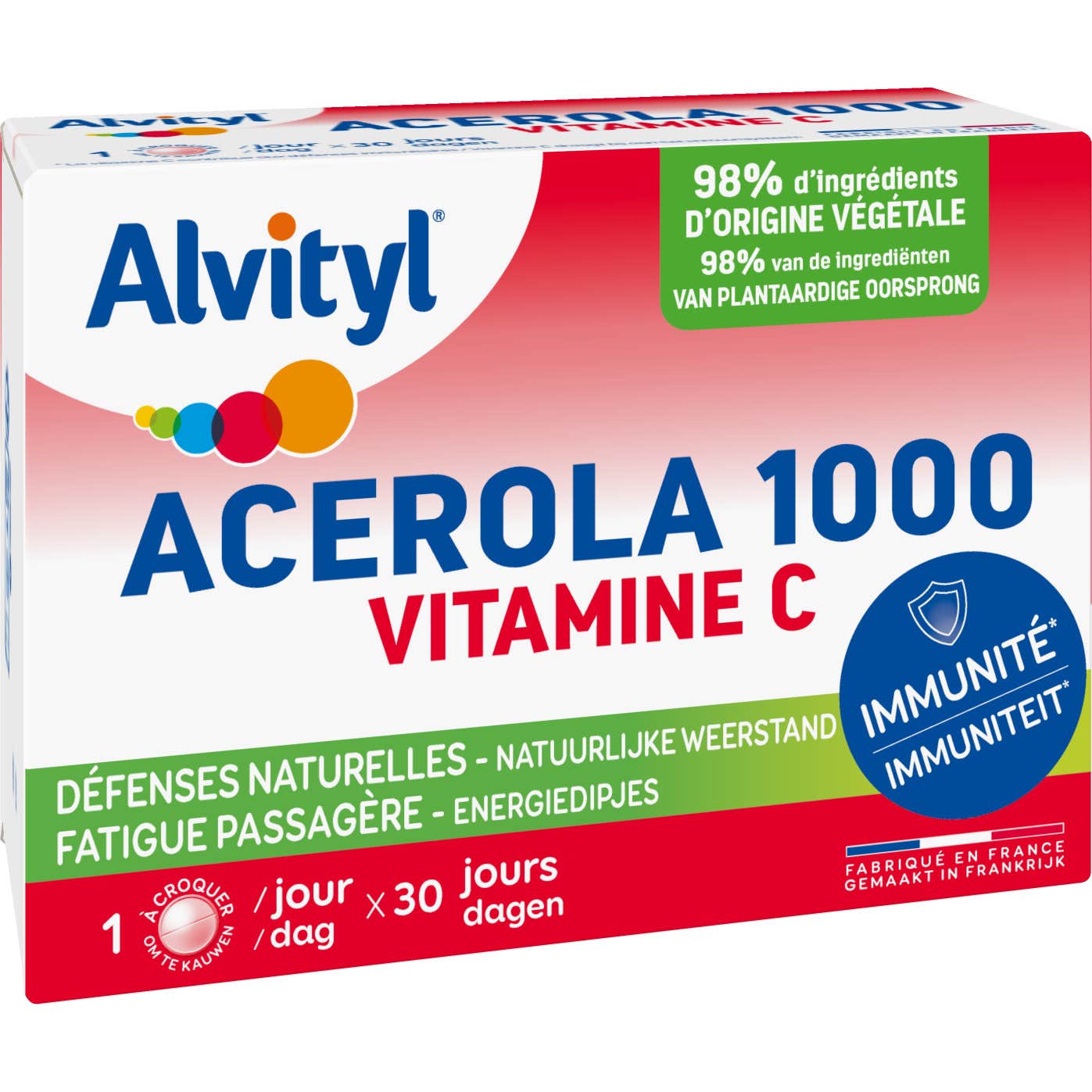 Alvityl Acerola 1000 30 comprimidos masticables