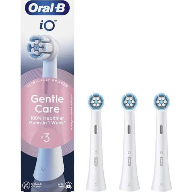 Oral-B Io Gentle Care Cepillo Eléctrico Recarga Blanco 3 uds