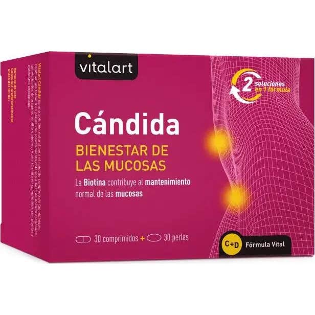 Vitalart Cándida 30Comp + 30 Perlas