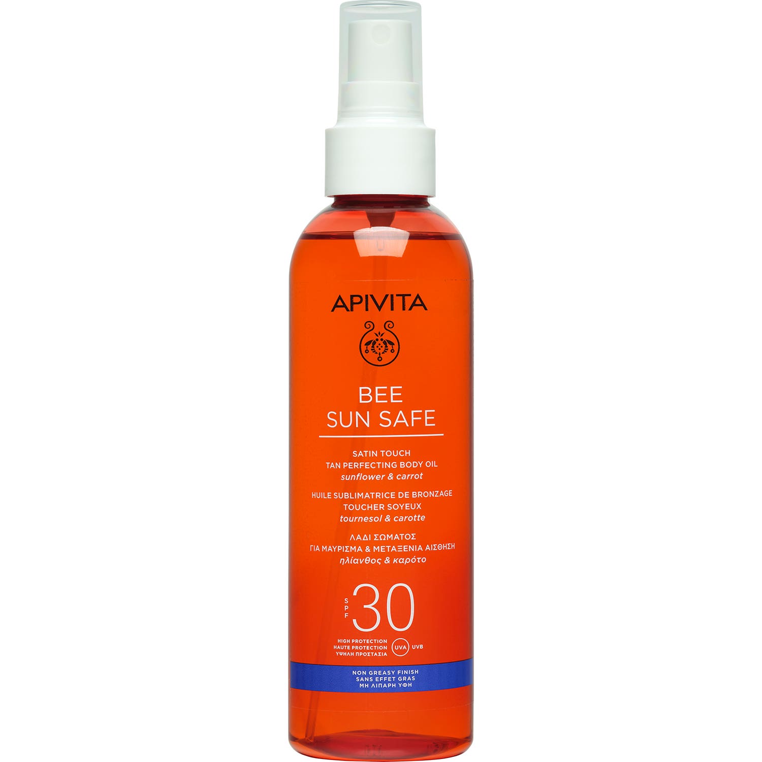 Apivita Bee Sun Safe Aceite Corporal Bronceado SPF30 200ml