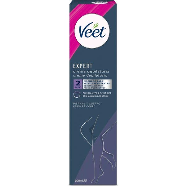 Veet Expert Crema Depilatoria Piernas y Cuerpo 200 ml