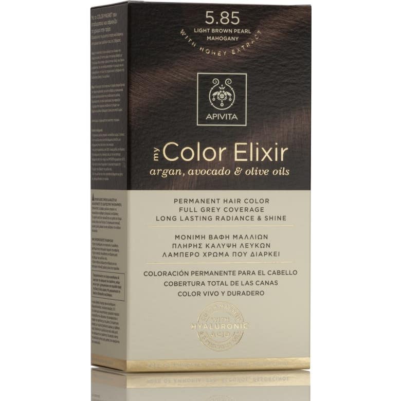 Apivita Kit My Color Elixis Tinte 5.85 Castaño Claro Perlado
