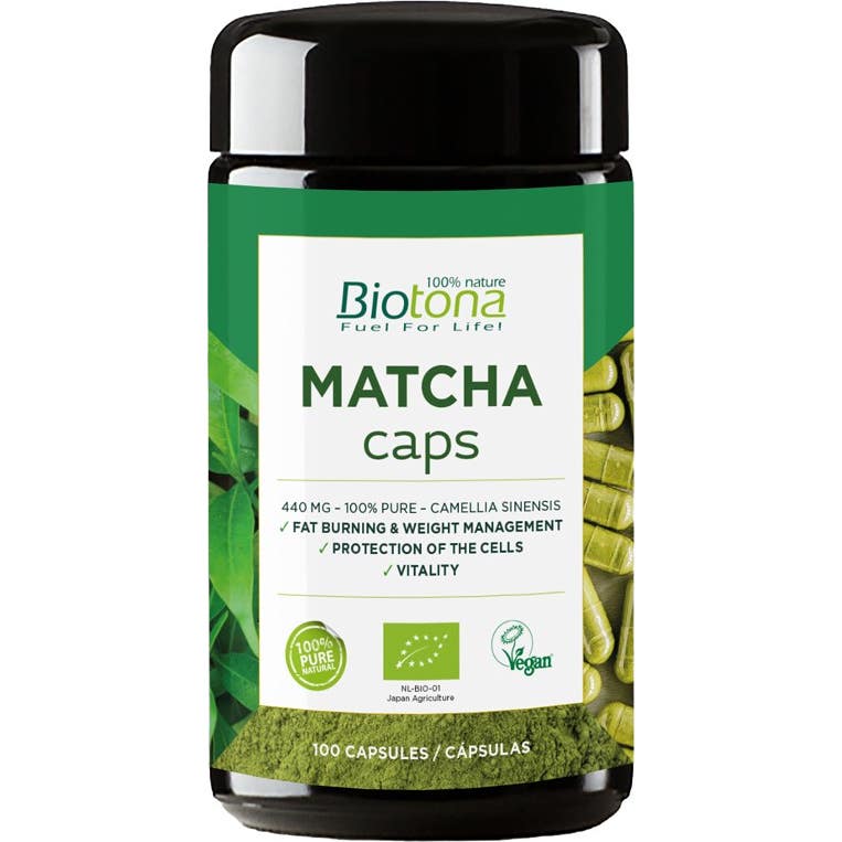 Biotona Verde 5 X Matcha Cápsulas Bio 100 Cápsulas - Imagen 2