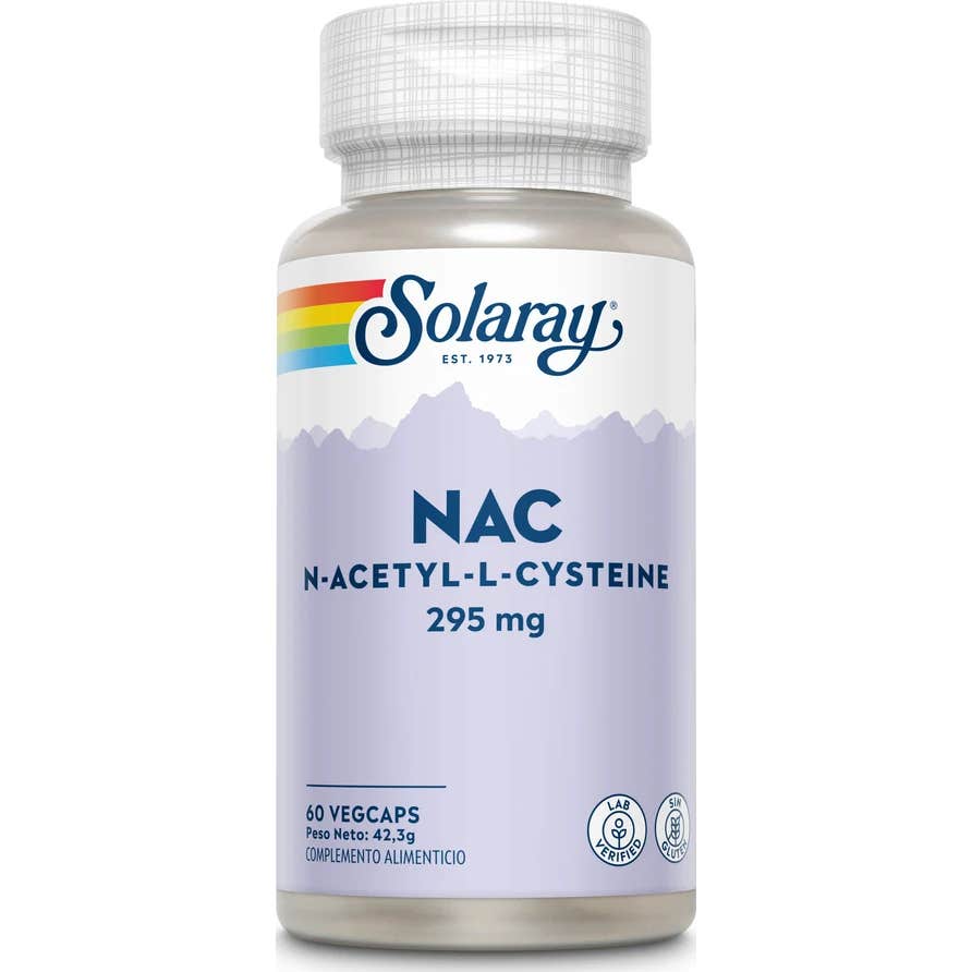 Solaray Nac N-Acetyl-L-Cysteine 295 Mg 60 Caps