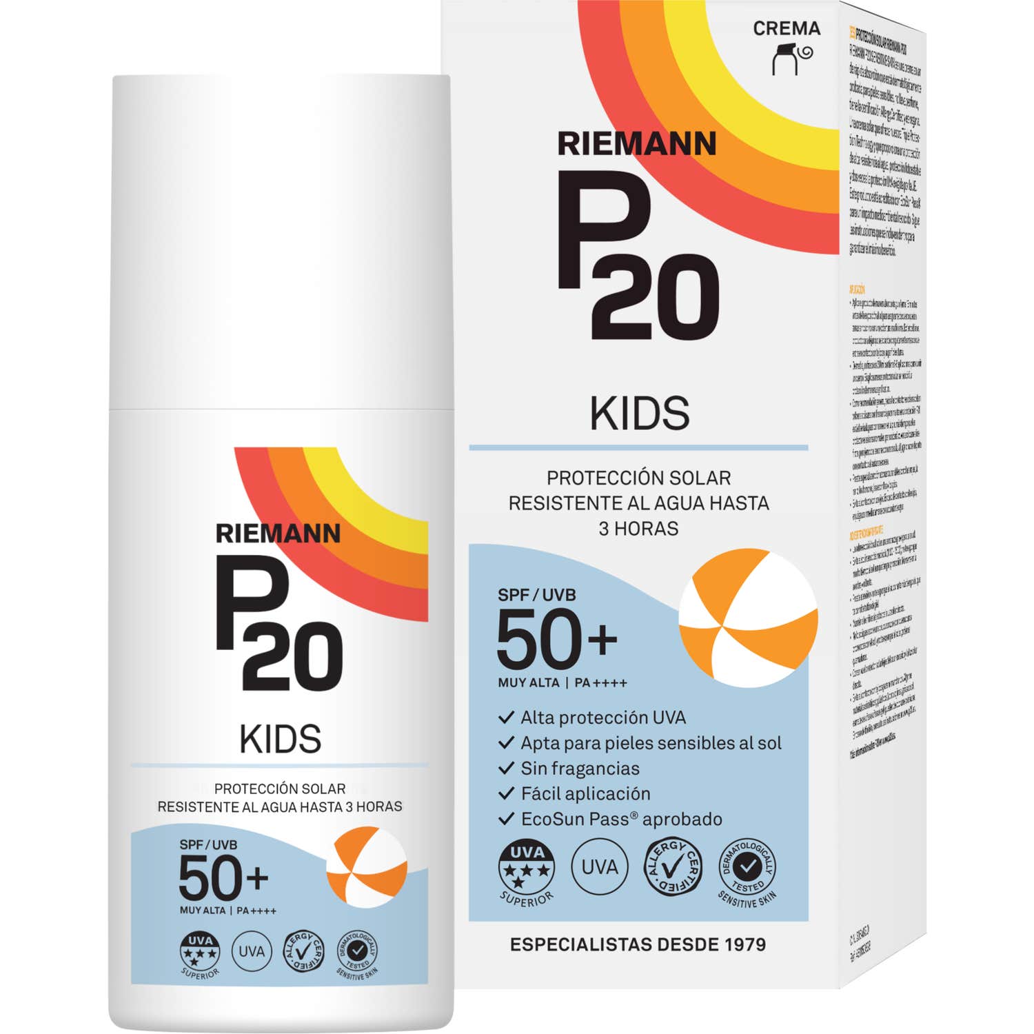 P20 Protección Solar Niños SPF50+ 200ml