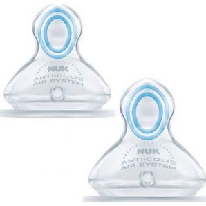 Tetra Medical Nuk Tetin Silicona Tetin Tamaño 1 Perforación S 2 piezas