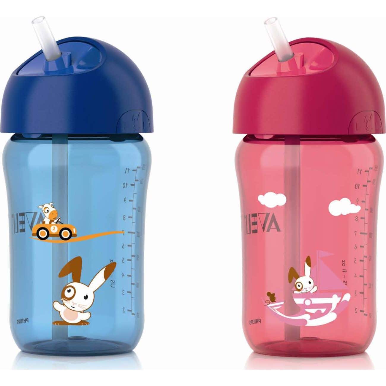 Avent Taza con Pajita Azul o Rosa 300ml