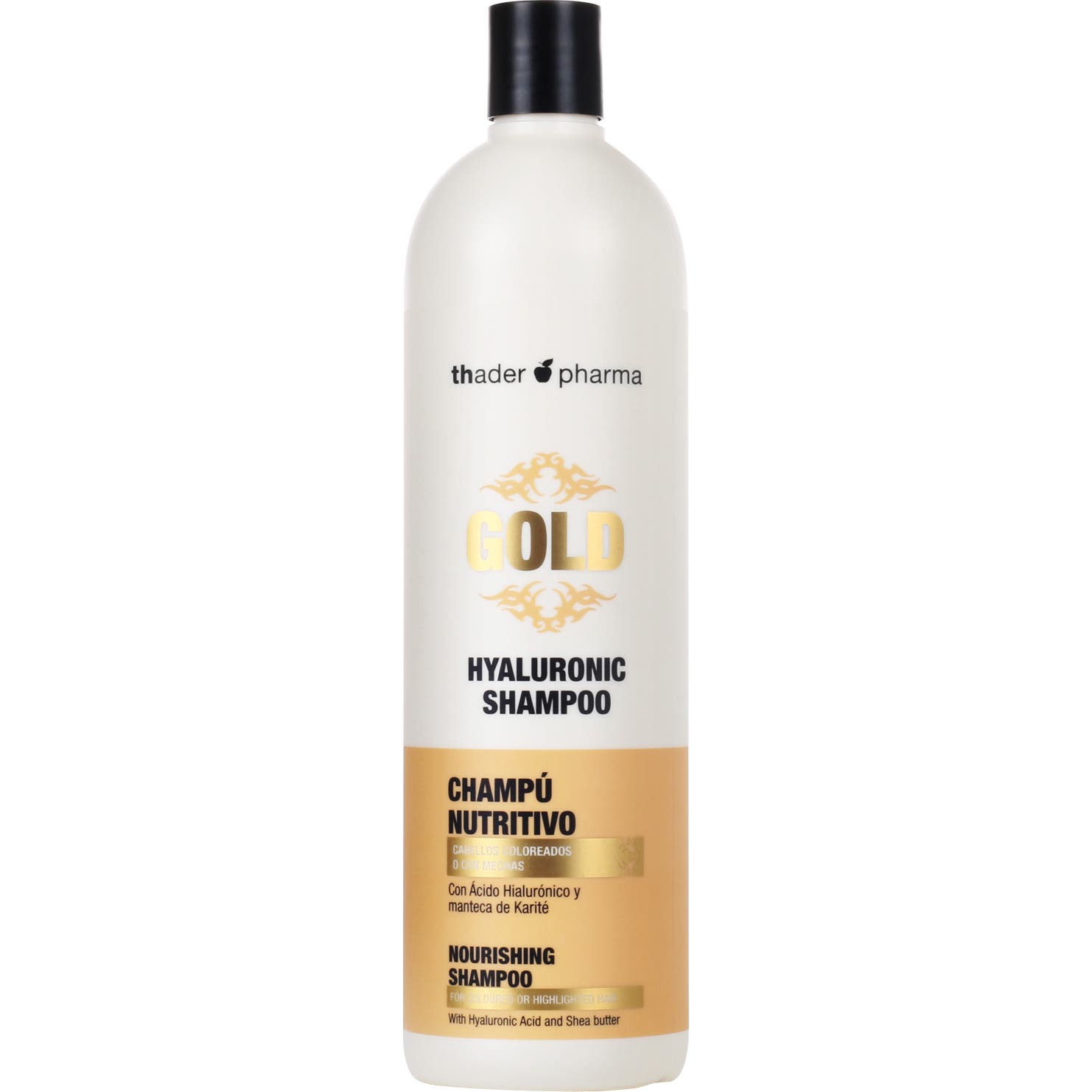 Thader Pharma Hyaluronic Gold Champú Nutritivo 1 L
