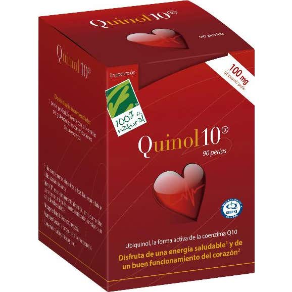 100% Natural Quinol 10 100mg 90 perlas