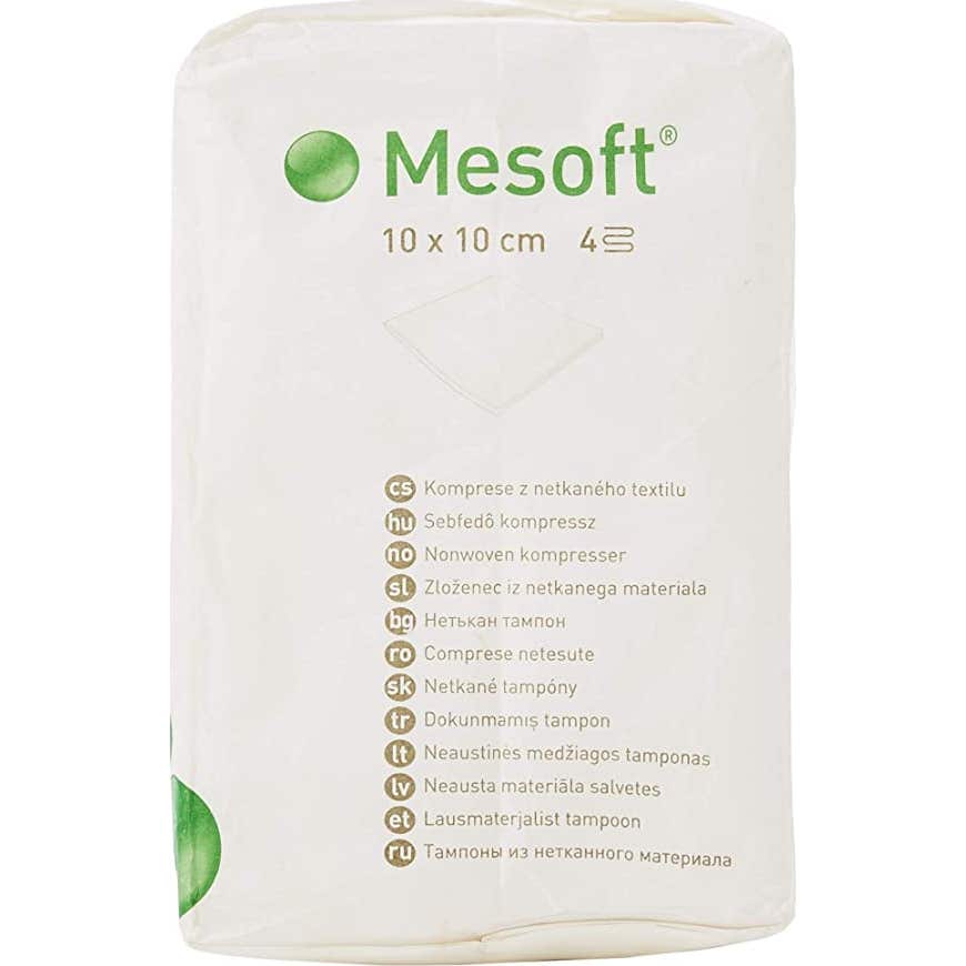 Mesoft Compresas no estériles de tejido no tejido 10x10 cm 100 uts
