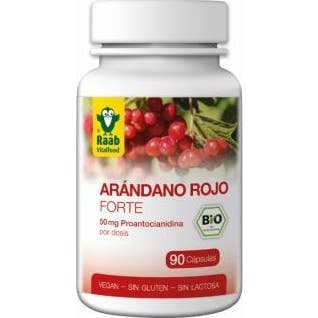 Raab Vitalfood Mirtilo Vermelho Forte Bio 90caps