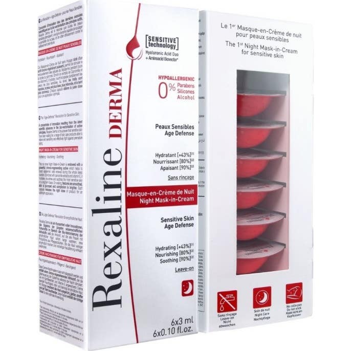 Rexaline Derma Night Mask-In-Cream 6X3 ml