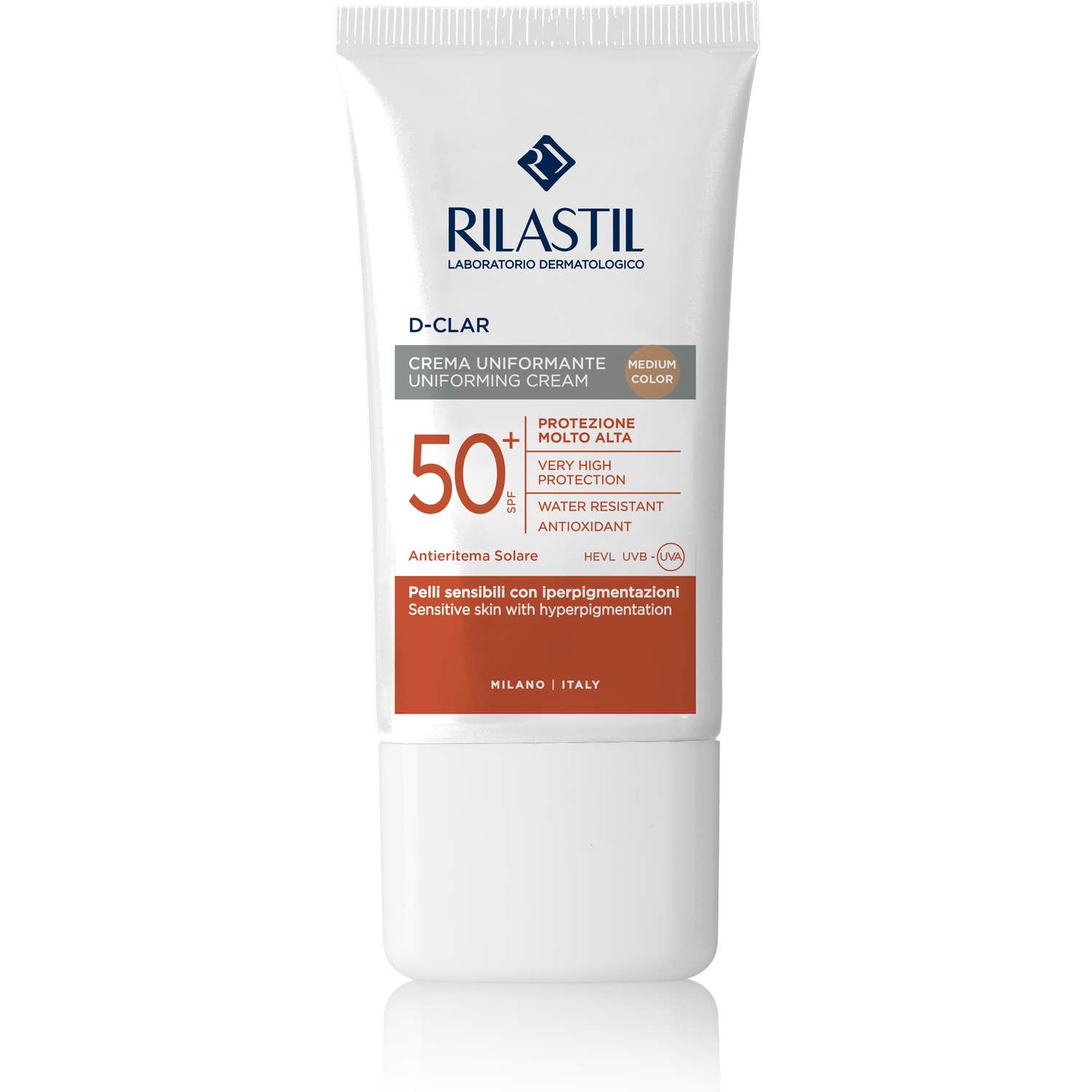 Rilastil Sun System D-Clar Crema Solar Anti-Manchas Medium Color SPF50+ 40ml