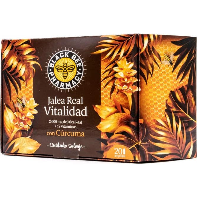 Black Bee Jalea RealVitalidad Cúrcuma 20 Ampollas