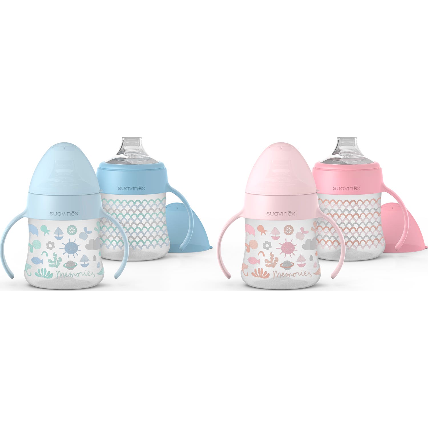 Suavinex Biberón con Asas The New Classic Silicona +4m 150ml 1ud