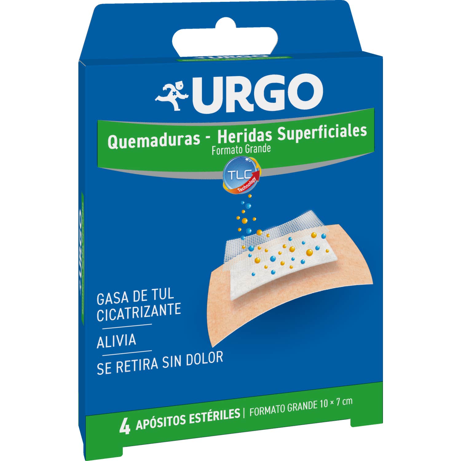 Urgo Quemaduras y Heridas Superficiales 4 apósitos 10 x 7cm