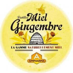 Api-Pharma Caramelos Artesanales Franceses Apipharma Miel Jengibre