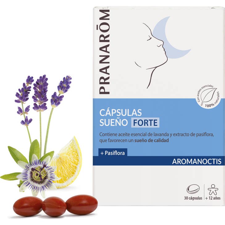 Pranarôm Aromanoctis Cápsulas Sueño Forte 30caps