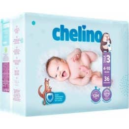 Chelino Pañales T3 4-10kg 36uds