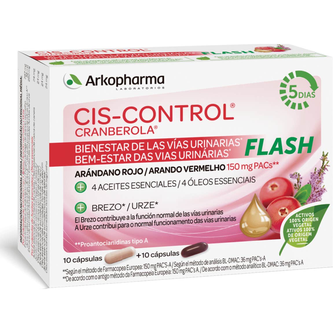 Arkopharma Cis-Control Cranberola Flash 20caps