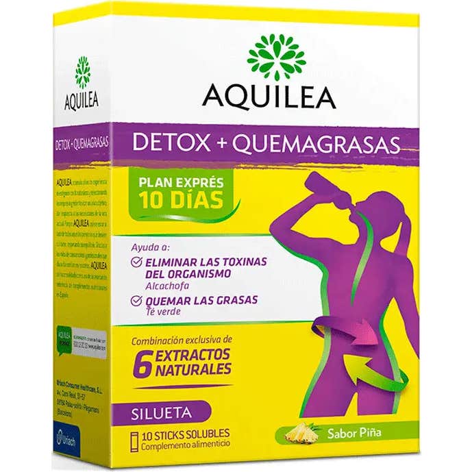 Aquilea Verde Detox+Quemagrasas 10 Sticks