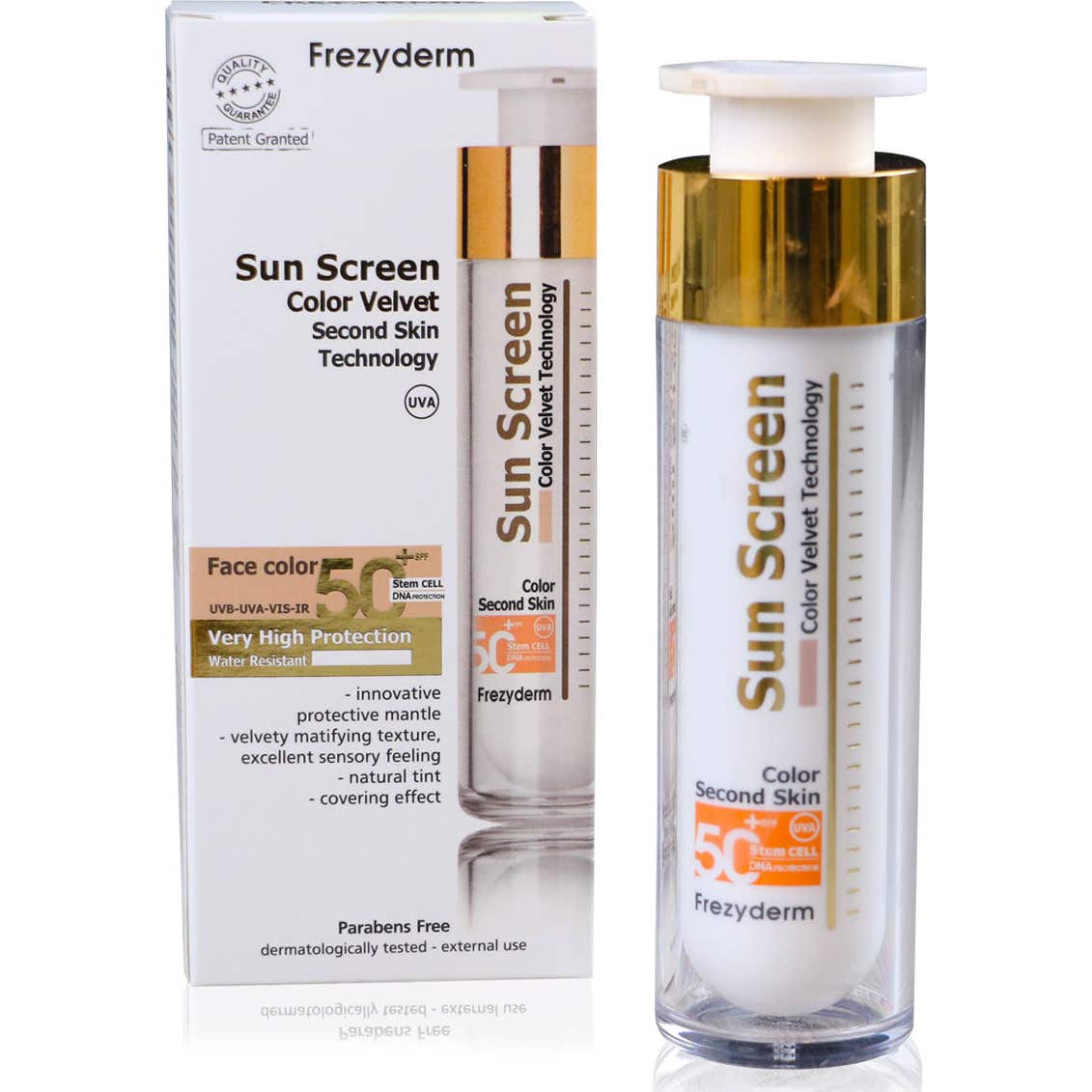 Frezyderm Sun Screen Color Velvet Technology SPF50+ 50ml