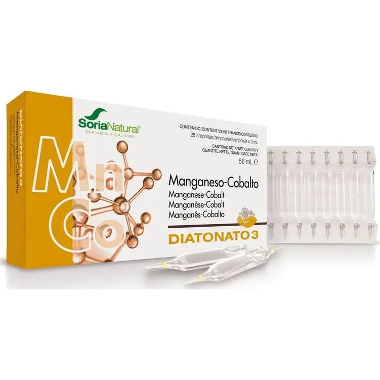 Soria Natural Diatonato 3 Manganeso Cobalto 56Ml Soria