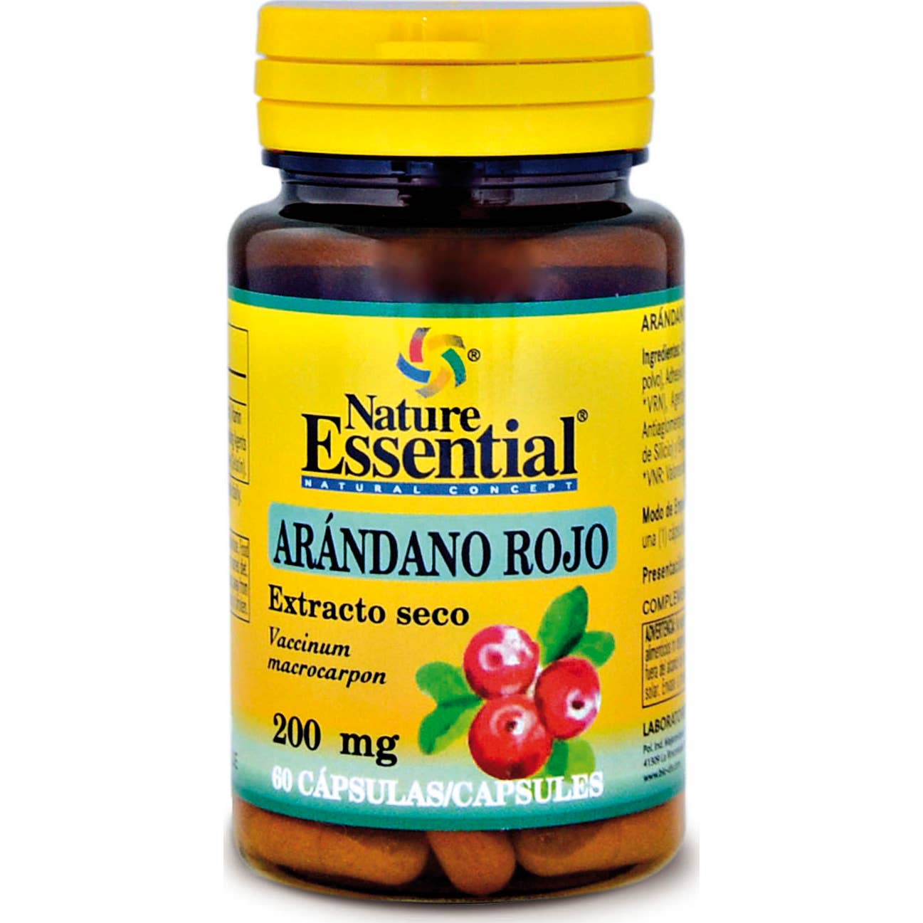 Nature Essential Arandano Rojo 5000mg (ext.seco). 60 Comp.